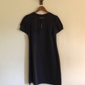 Banana Republic monogram dress navy blue